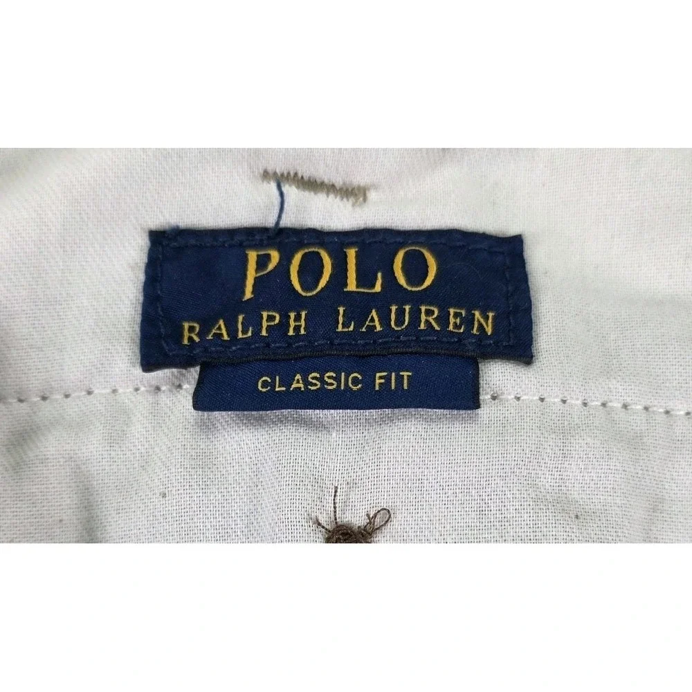 Polo Ralph Lauren Men's 50B Classic Fit Flat Front Khaki Shorts Summer Golf NWT